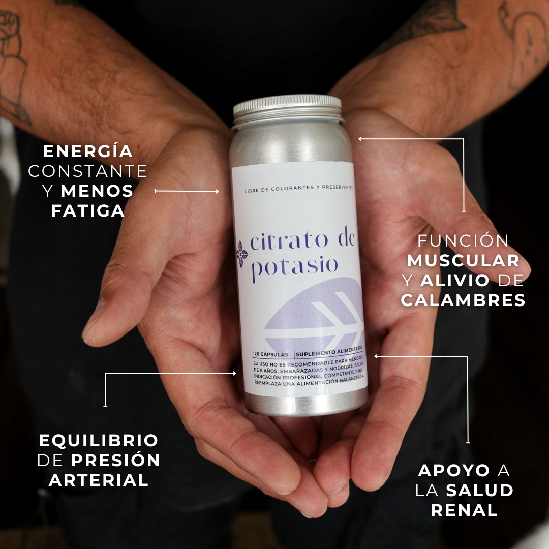 Citrato de Potasio 120 Capsulas Idini