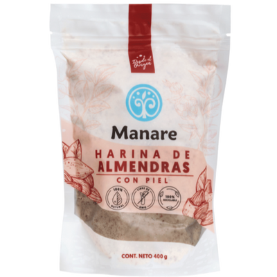 HARINA DE ALMENDRAS CON PIEL 400GR (MANARE)