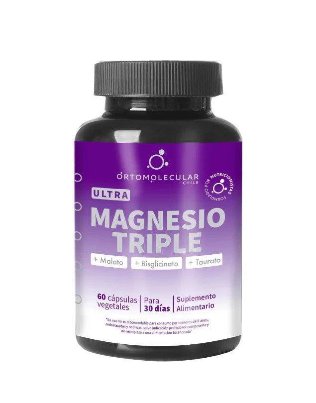 Triple Magnesio 60 Capsulas (Ortomolecular Chile)