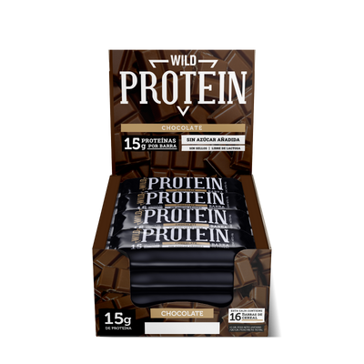 Barra de Proteína Chocolate 45g (Wild Protein)