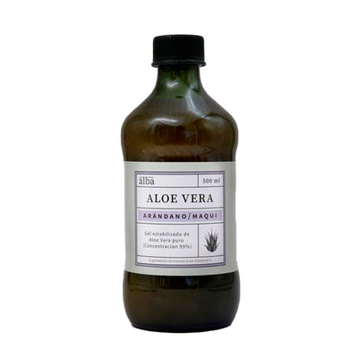 Aloe Vera Gel Arándano Maqui 500ml Apícola del alba - farmacia-idini