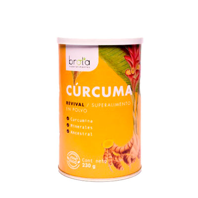 Cúrcuma en Polvo 230g Brota - farmacia-idini