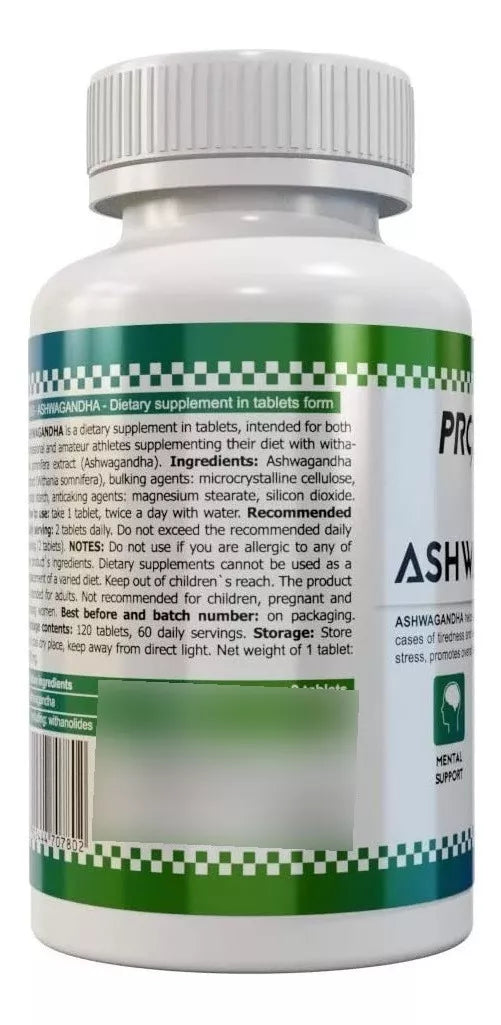 ASHWAGANDHA 120 CAPSULAS PROACTIVE
