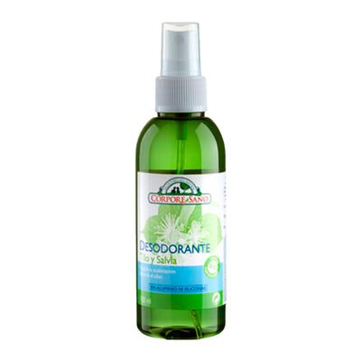 Desodorante Spray Purificante Tilo y Salvia 150ml Corpore sano - farmacia-idini