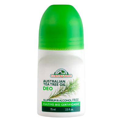 Desodorante Roll On Refrescante Tea Tree 75ml Corpore sano - farmacia-idini
