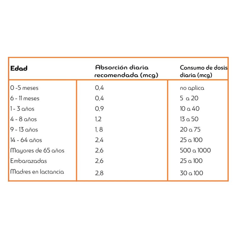 Vitamina B12 90 PORC. Dulzura Natural