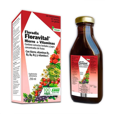 Floradix Floravital Hierro + Vitaminas 250ml Salus