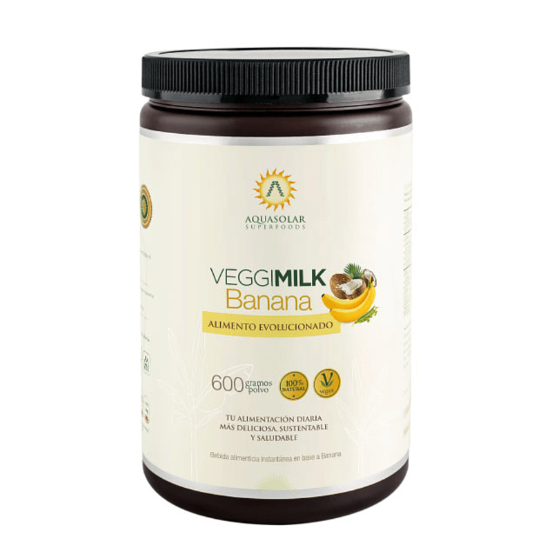 Veggimilk Banana 600 Gramos Aquasolar
