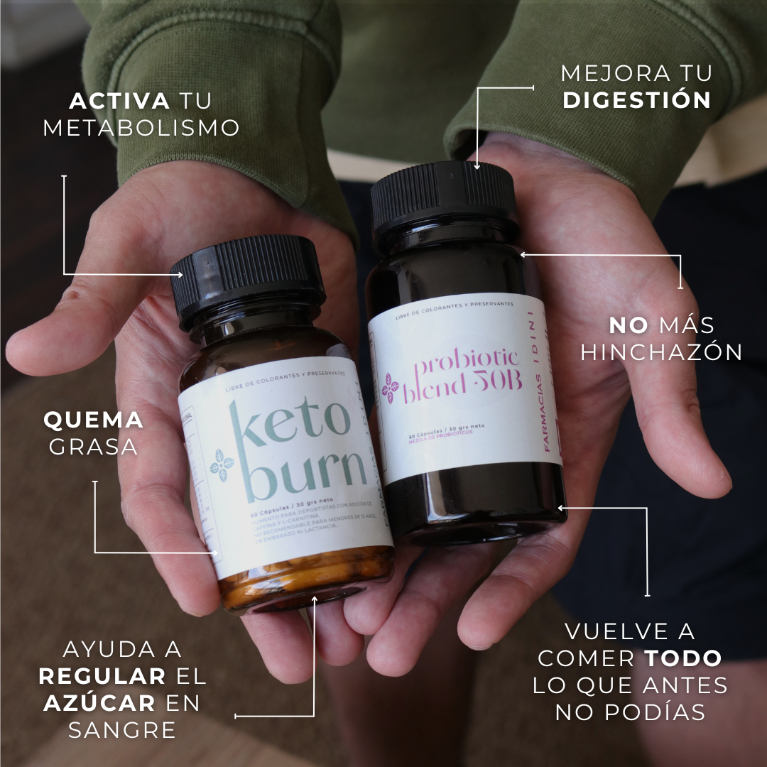 Pack Keto Burn + Probiotic Blend 50B Oferta Cyber