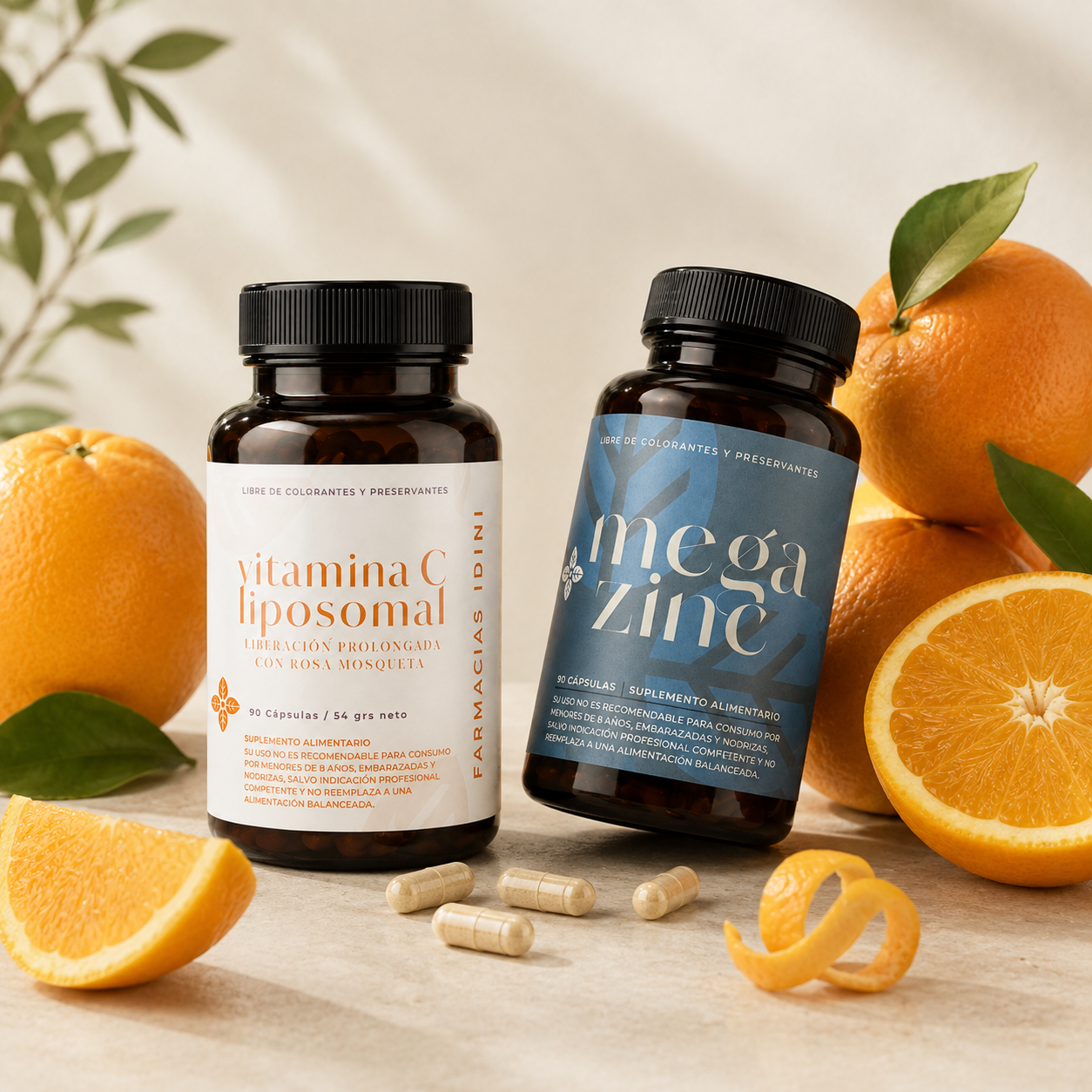 🛡️ Pack Inmune Idini - Vit. C Liposomal + Mega Zinc