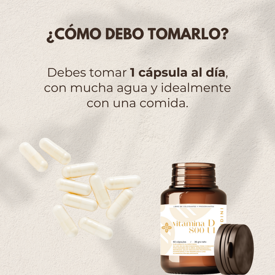 Vitamina D3 60 Capsulas Idini
