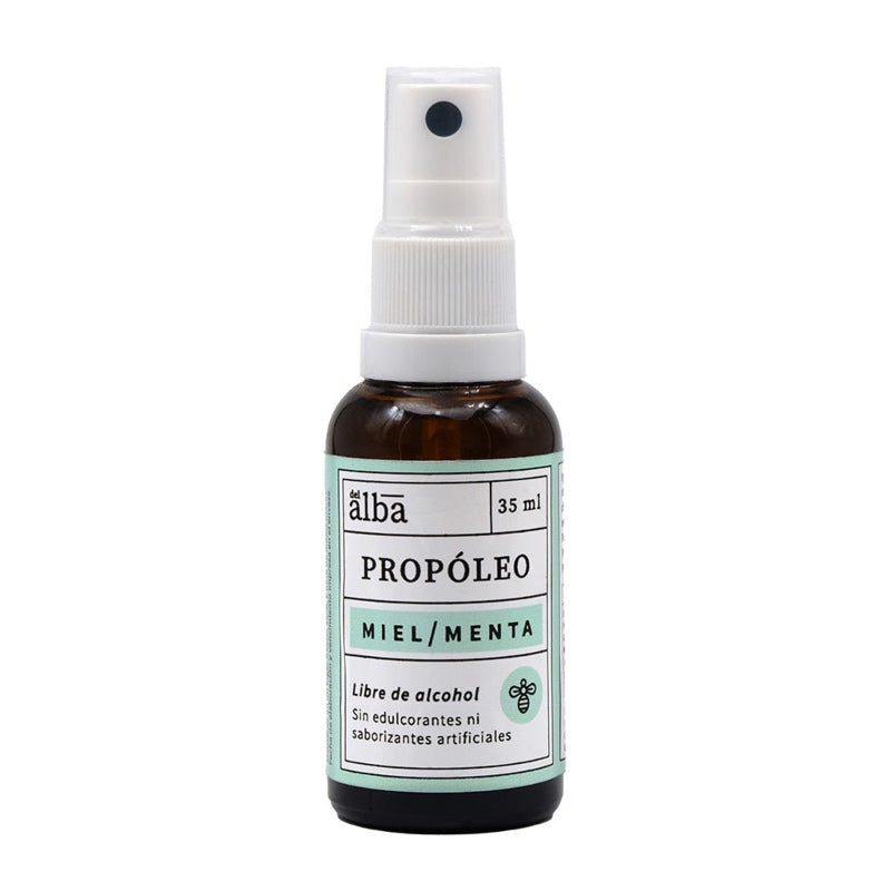 PROPOLEO SRAY MIEL/ MENTA 35ML (DEL ALBA)