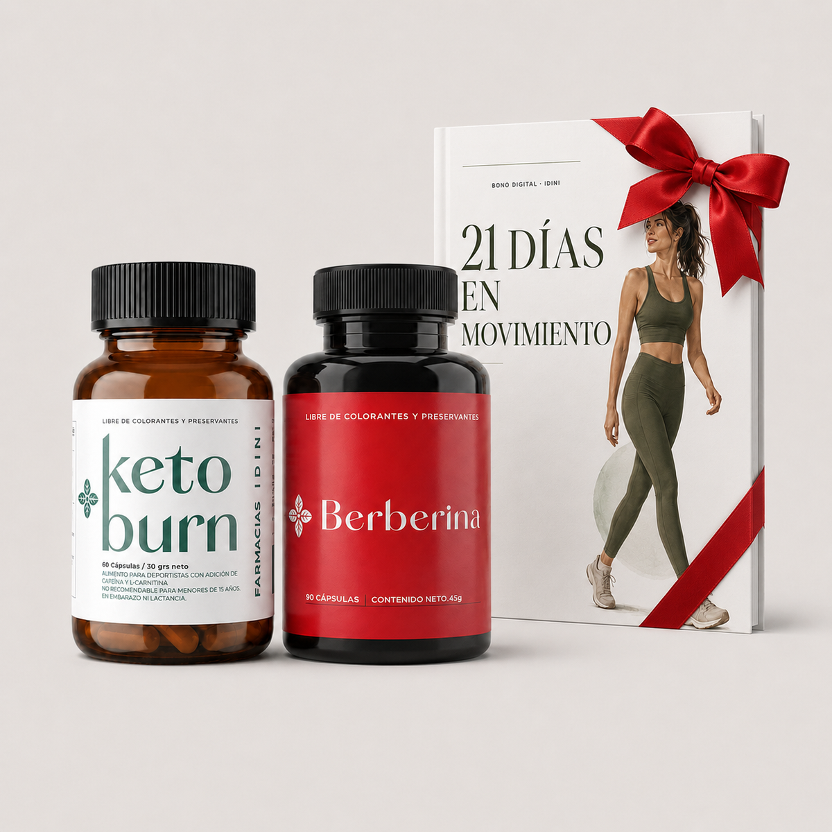 Keto Burn + Berberina | Dúo Control de Peso + Guía Entrenamiento GRATIS