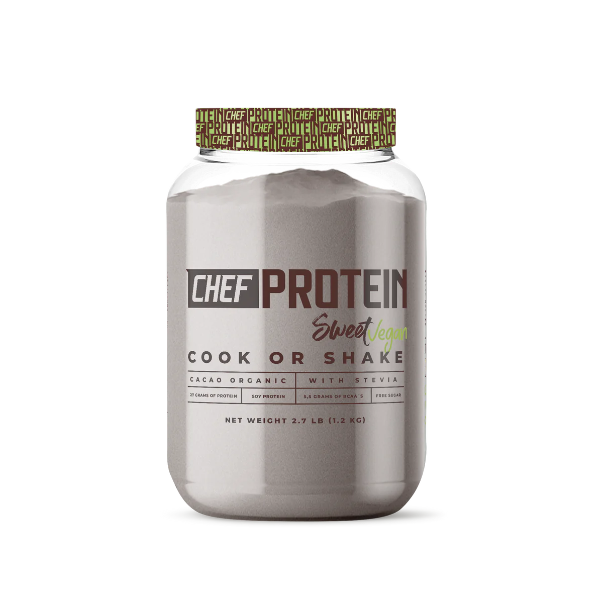 VEGAN SWEET CHOCOLATE PROTEIN 1,2 KG (CHEF PROTEIN)