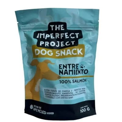 SNACK ENTRENAMIENTO PARA PERROS 100% SALMON  100 G (THE IMPERFECT PROJECT)