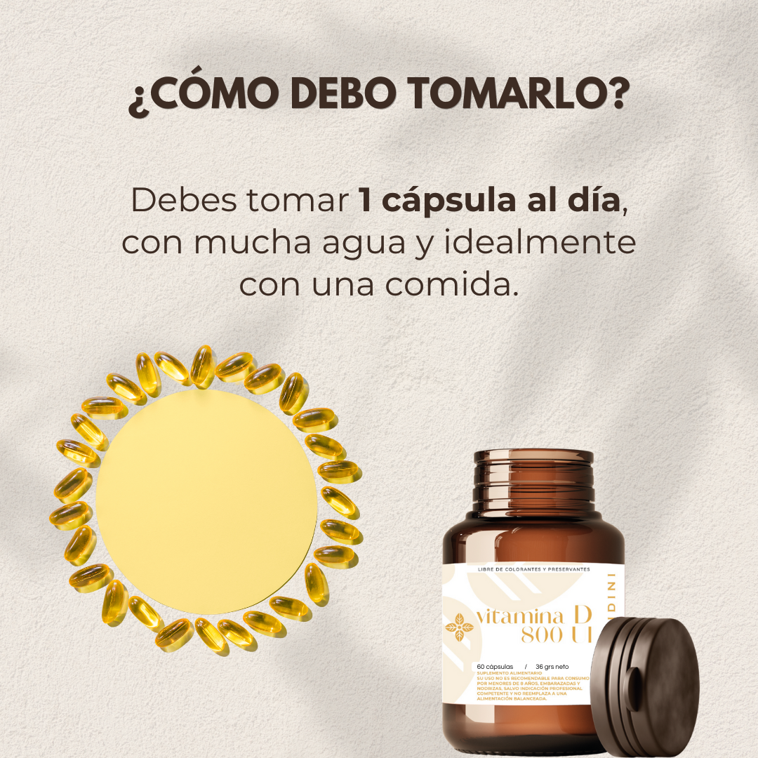 Vitamina D3 60 Capsulas (IDINI)