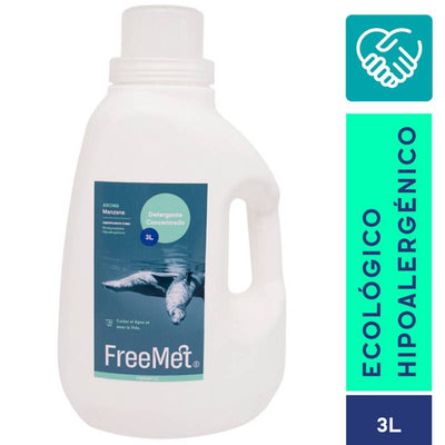 Detergente para ropa Ecológico Bebé, Freemet (3 L)