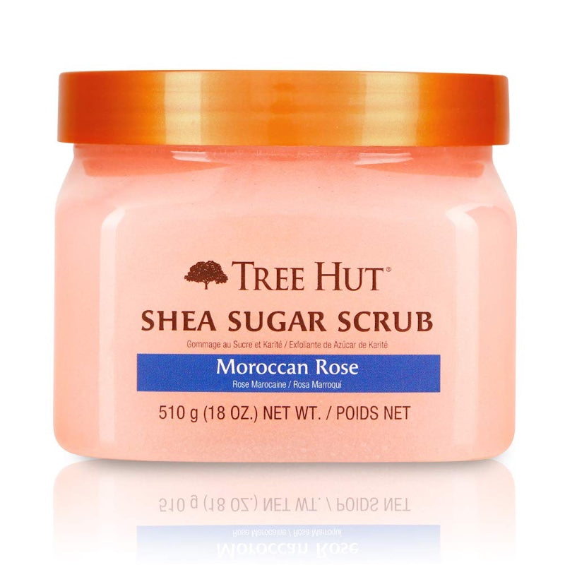 Shea Sugar Scrub Moroccan Rose Exfoliante de Cuerpo 510 Gramos Tree Hut