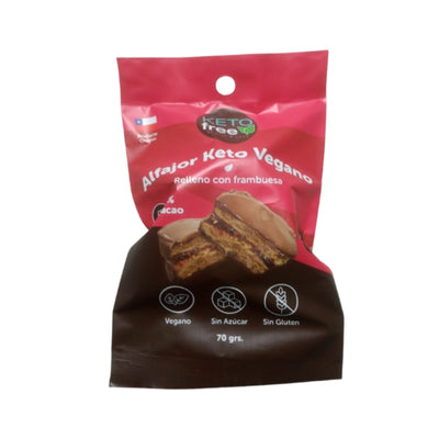 Alfajor Frambuesa Keto 70 Grs (Keto free)