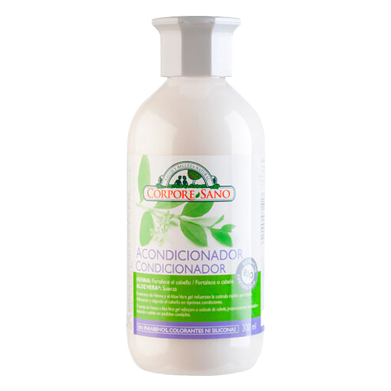 Acondicionador Fortificante Henna Aloe Vera 300ml Corpore sano - farmacia-idini