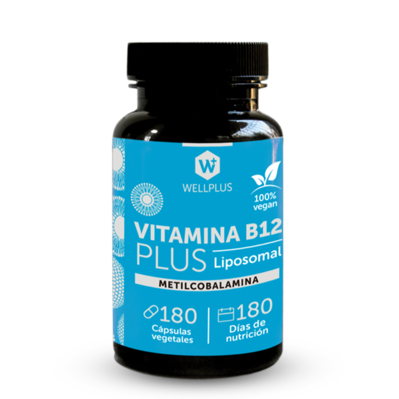 VITAMINA B12 LIPOSOMAL 180 CAPS WELLPLUS