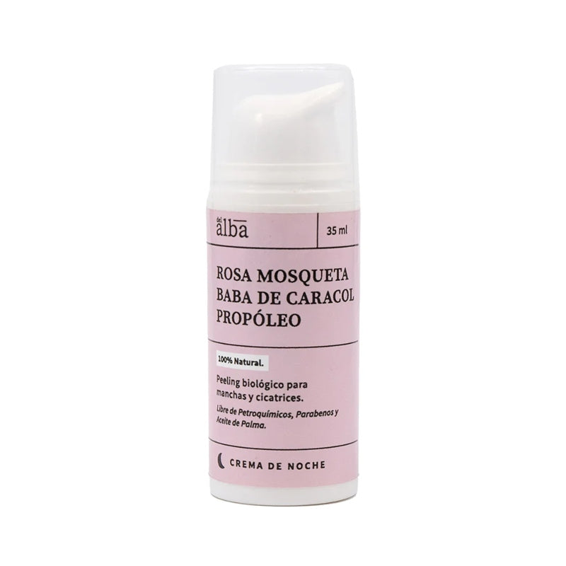 Crema Rosa mosqueta Caracol Propóleo 35ml Apícola del alba