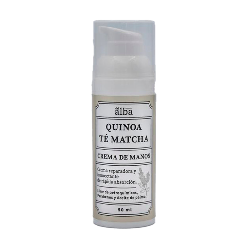 Crema de Manos Quinoa Té Matcha
