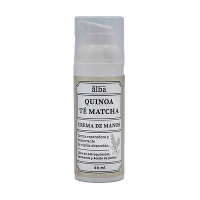 Crema de manos Reparadora Quinoa Té matcha 50ml Apícola del alba - farmacia-idini