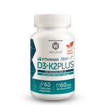 Vitamina D3+K2 Plus 60 Caps Wellplus