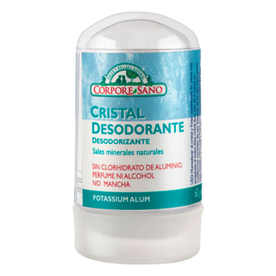 Desodorante Cristal mineral Desodorizante 60g Corpore sano - farmacia-idini