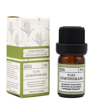 ÓLEO Lemongrass 5 mL (Apícola Del Alba)