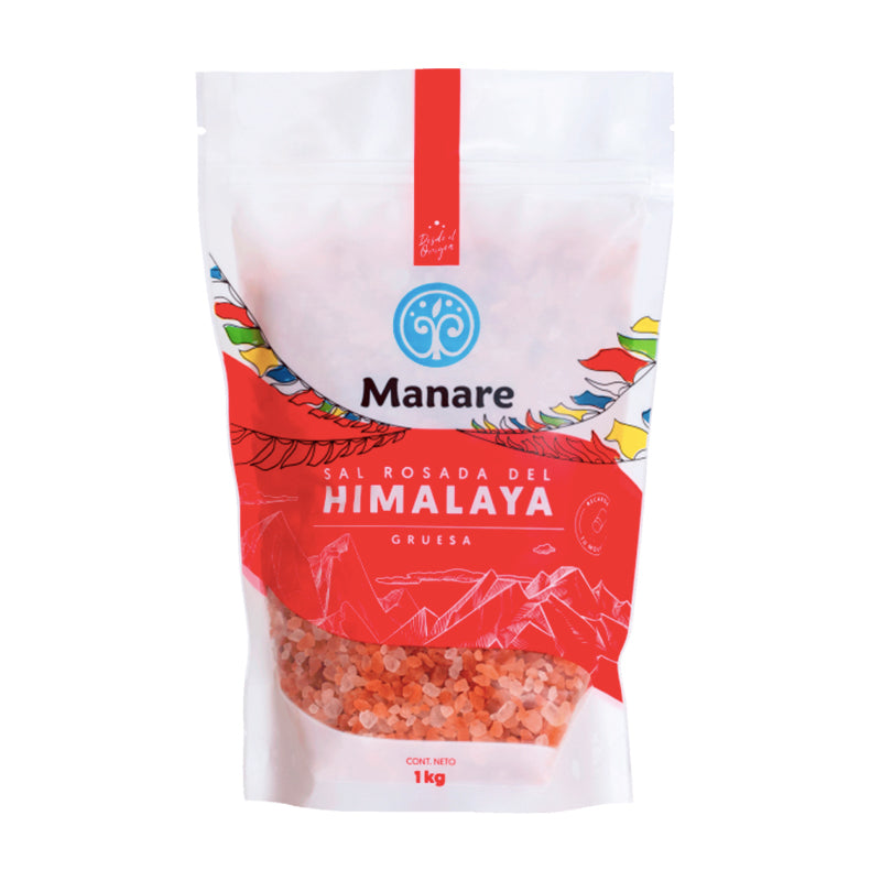 Sal Rosada del Himalaya Gruesa 1kg Manare