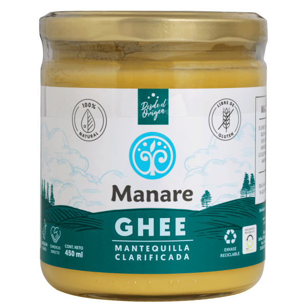 GHEE MANTEQUILLA CLARIFICADA 450ML (MANARE)