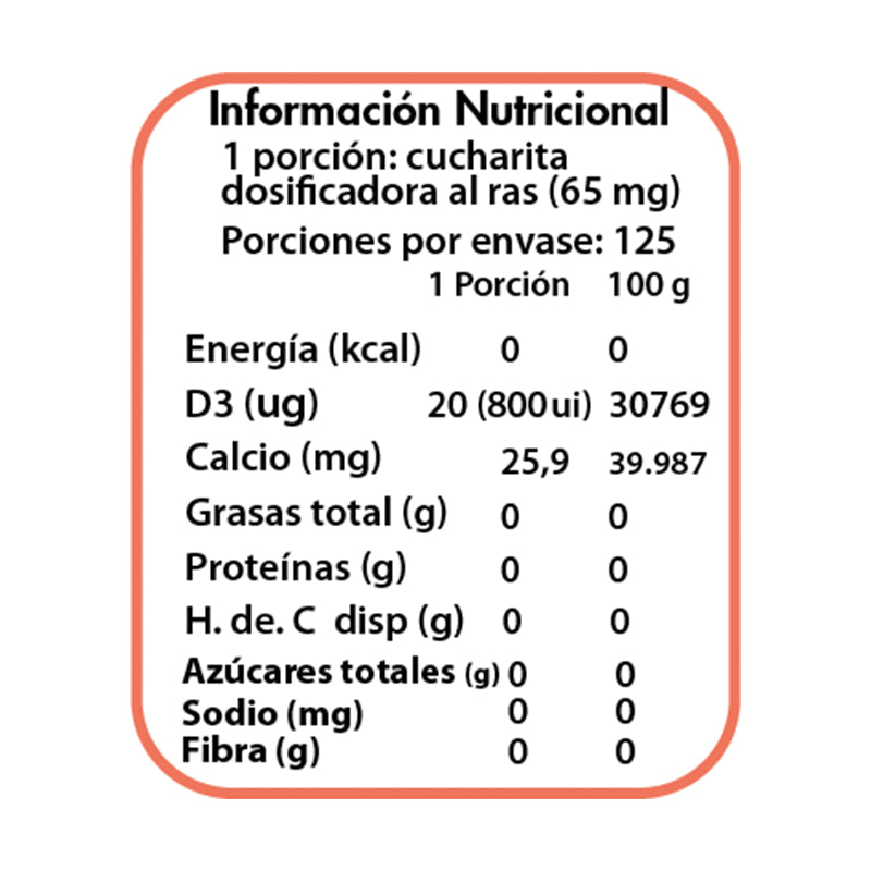 Vitamina D3 Dulzura Natural