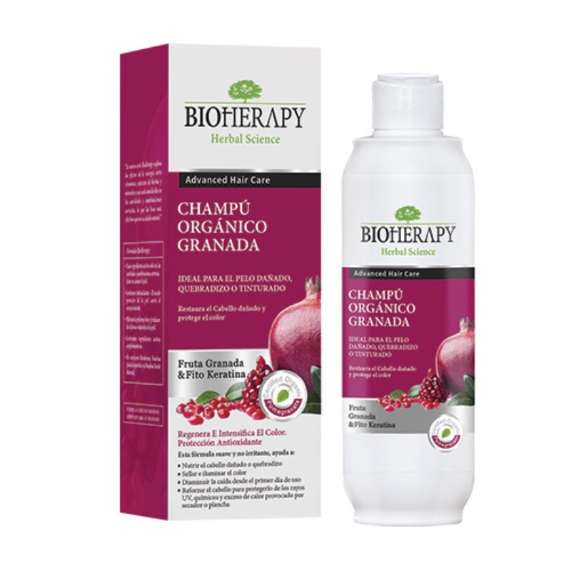 SHAMPOO GRANADA ORGÁNICO 330 ML. BIOHERAPY