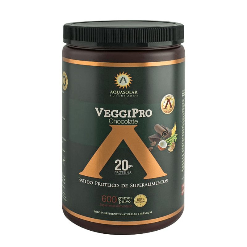 Veggipro Chocolate 600 Gramos Aquasolar