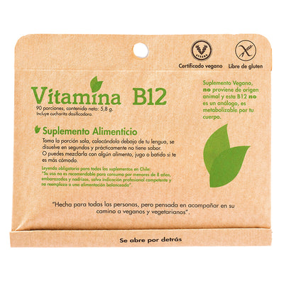 Vitamina B12 90 PORC. Dulzura Natural